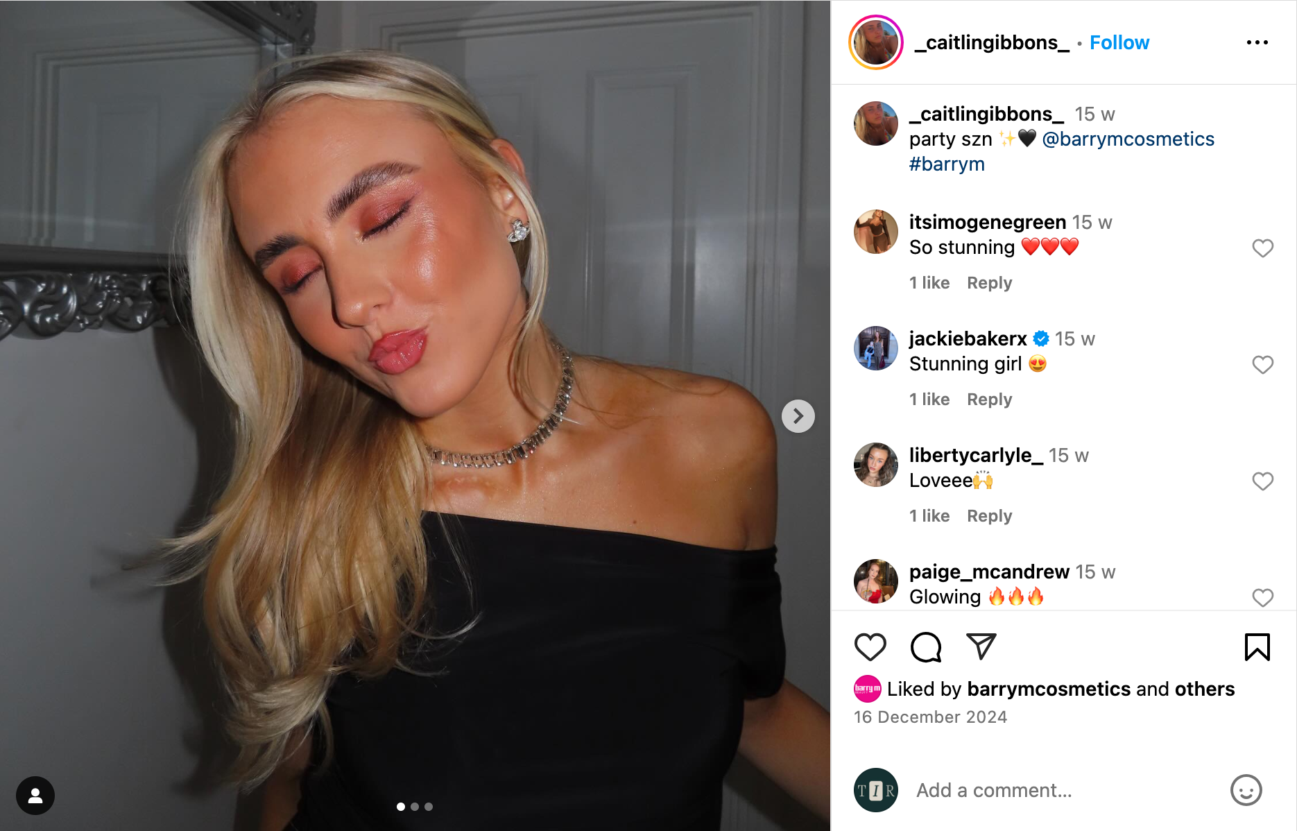 Barry M - micro influencer