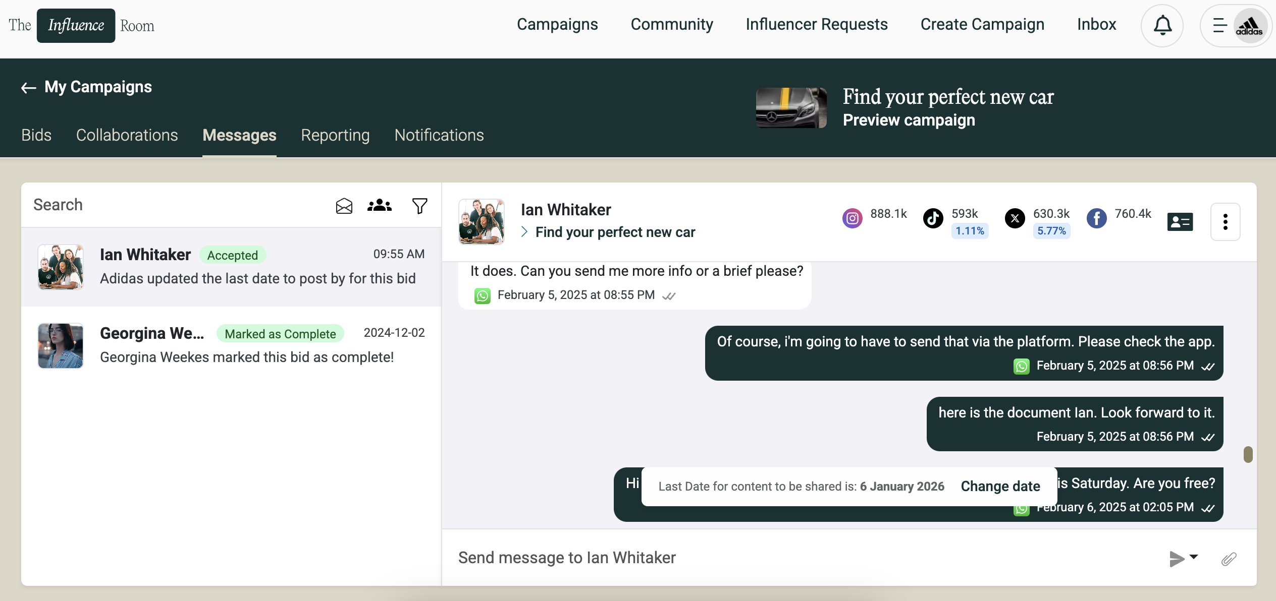 Whatsapp Integration
